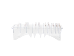 Juego De Peines Guía Para Tijeras De Peluquería, Accesorios De Poda, 10 Tamaños (1,5-25 Mm), Abs Transparente Con Imán, Seguros Y Resistentes Al Agua.