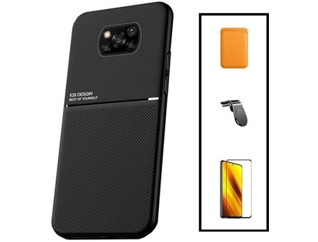 Funda y Protector Xiaomi Redmi Poco X3 Pro PHONECARE Magnetic Lux Negro