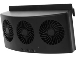 Ventilador Compacto Para Coche Con Circulación De Aire, Salida Usb Y Refrigeración Rápida.