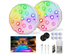Rgb, Recargable, Flotante