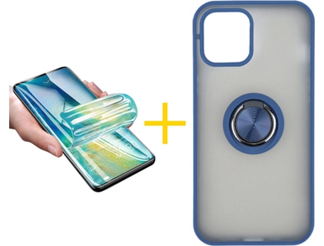 Carcasa + Protector de Pantalla para iPhone 11 SKYHE Azul