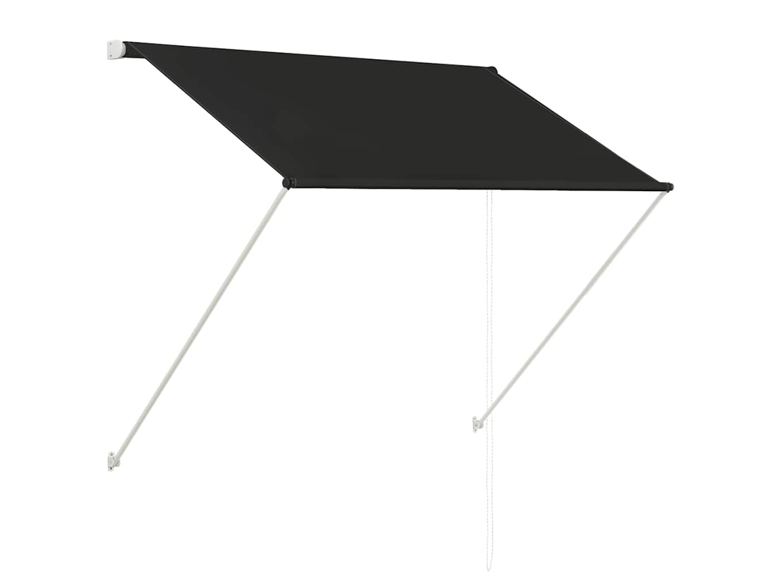 Maison Exclusive - Toldo Retráctil 150x150 Cm Gris Antracita