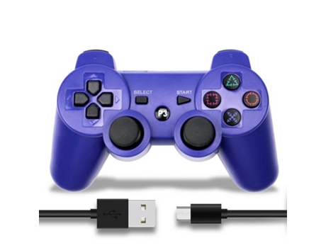 Mando PS3 KINSI Kinsi (Inalámbrico - Azul)