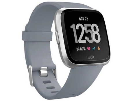 Smartwatch FITBIT BY GOOGLE Versa 1 Plata 40 mm Pulsera de Goma GPS