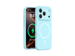 (azul Cielo, Iphone 17 Air) Funda De Silicona Líquida Para Iphone, Fuerte Fijación Magnética, Protección Completa, Diseño Sencillo.