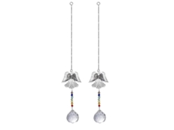 Bola de cristal arcoíris con cuentas para colgar en ventanas - Regalo perfecto para decoración del hogar, bodas y ocasiones especiales.