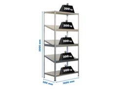Botellero metálico Simonexpo Plus 5/500-3 Galvanizado