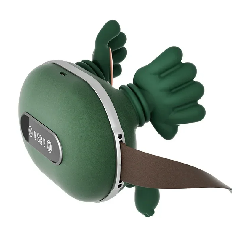 (verde) Masajeador Eléctrico Inalámbrico Para Cuello Y Hombros Con Motor De Amasado Para Hombros Y Espalda.