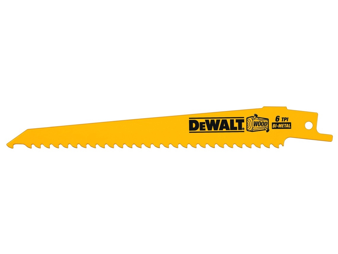 Láminas de Sierra Sabre DEWALT 152mm x 3.6-5.1mm