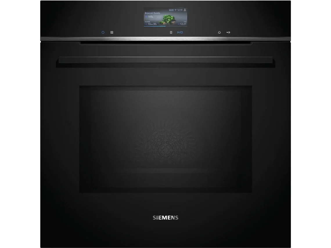 Horno de Embutir SIEMENS HM776GKB1 (67 L - Pirolítico - Marrón)