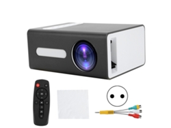 Proyector Portátil Led Mini Para Av Doméstico Con Control Remoto Transnacional