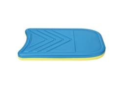 Tabla flotante de natación de doble capa EVA amarilla y azul para piscina y playa