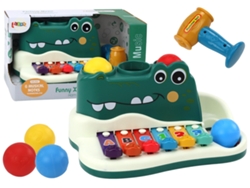 Platillos Piano Órgano Cocodrilo Martillo Bolas Instrumento Educativo B.activo