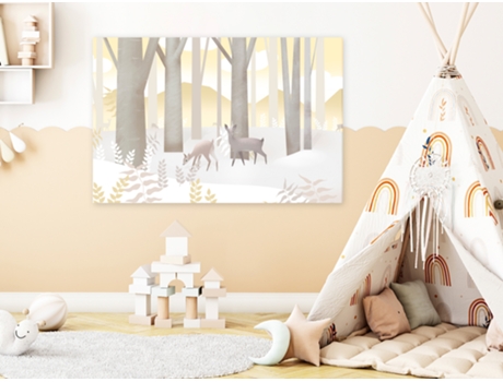 Cuadro ARTGEIST Fairy-Tale Forest (1 Part) Vertical - Third Variant (30x20)