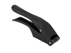 Prensa De Ajos Multiusos 2 En 1, Eficiente, Fácil De Usar, Con Mango Ergonómico, Color Negro.