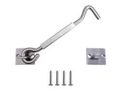 Pestillo De Puerta De Acero Inoxidable Para Cabina, Garaje Y Desván, 6 Pulgadas, Plata
