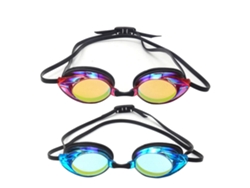 Pares de gafas de natación antivaho con protección UV para adultos y jóvenes