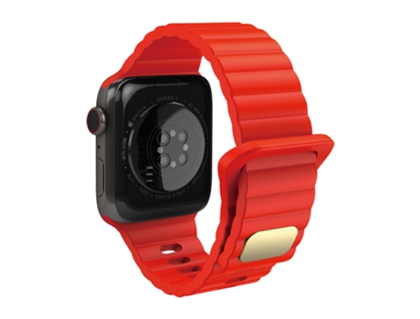 Correa Apple Watch 41mm / 40mm y 38mm Silicona Flexible y Suave Rojo AVIZAR