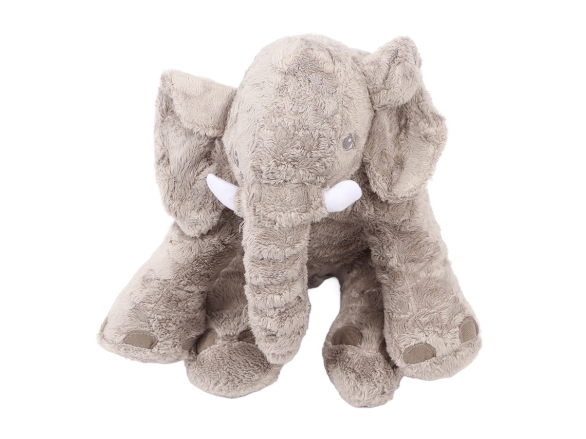 Ats-juguete De Peluche De Elefante Gris Divertido 15.7 Pulgadas Suave Y Bonito Muñeco De Peluche Decoración Hogar Para Niños Y Adultos