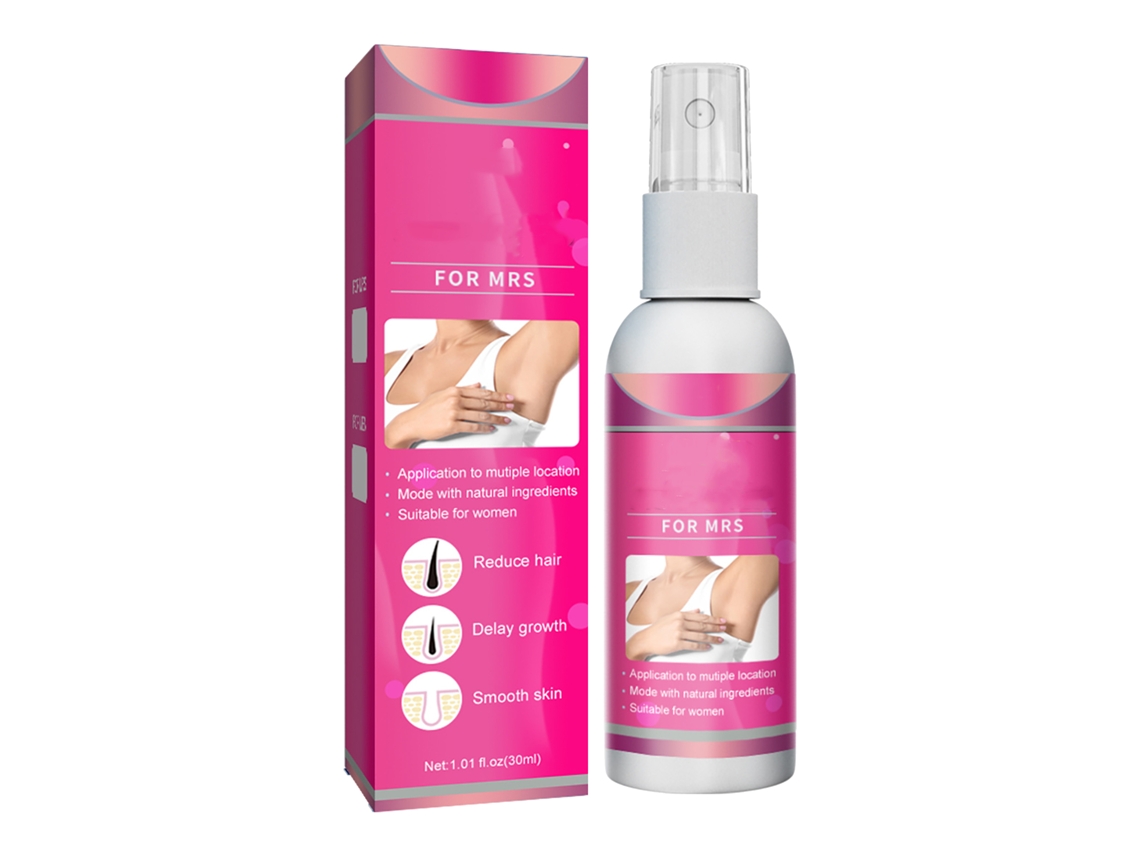 Spray Depilatorio Sin Dolor Inhibidor De Crecimiento De Pelo Suave Portátil Para Piernas Y Brazos 30ml Para Mujeres