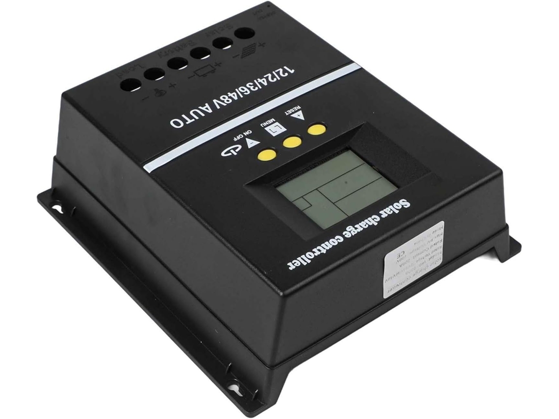 Controlador De Carga Solar Mppt De 200 A Con Pantalla Lcd Y Dos Puertos Usb.