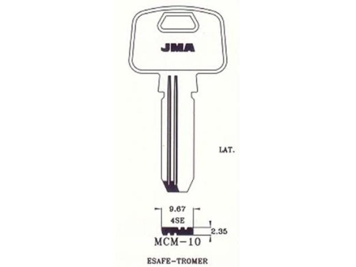 Llavin mcm-10 laton seguridad b/10