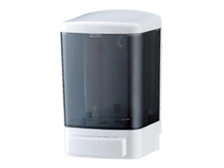 Dispensador de jabón manual de pared Rosewell de plástico para baño y cocina (19 x 11,5 cm)