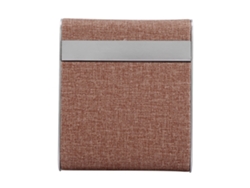 Estuche Portátil Para Cigarrillos Con Capacidad Para 20 Cigarrillos, Color Marrón.