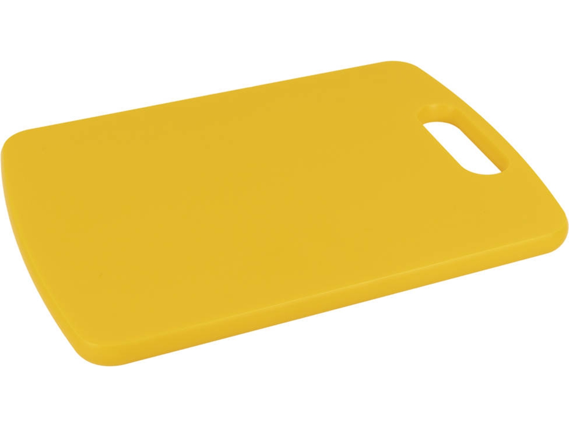 Tabla Corte Con Asa Amarillo 34X24X1.5Cm Modelo Chips