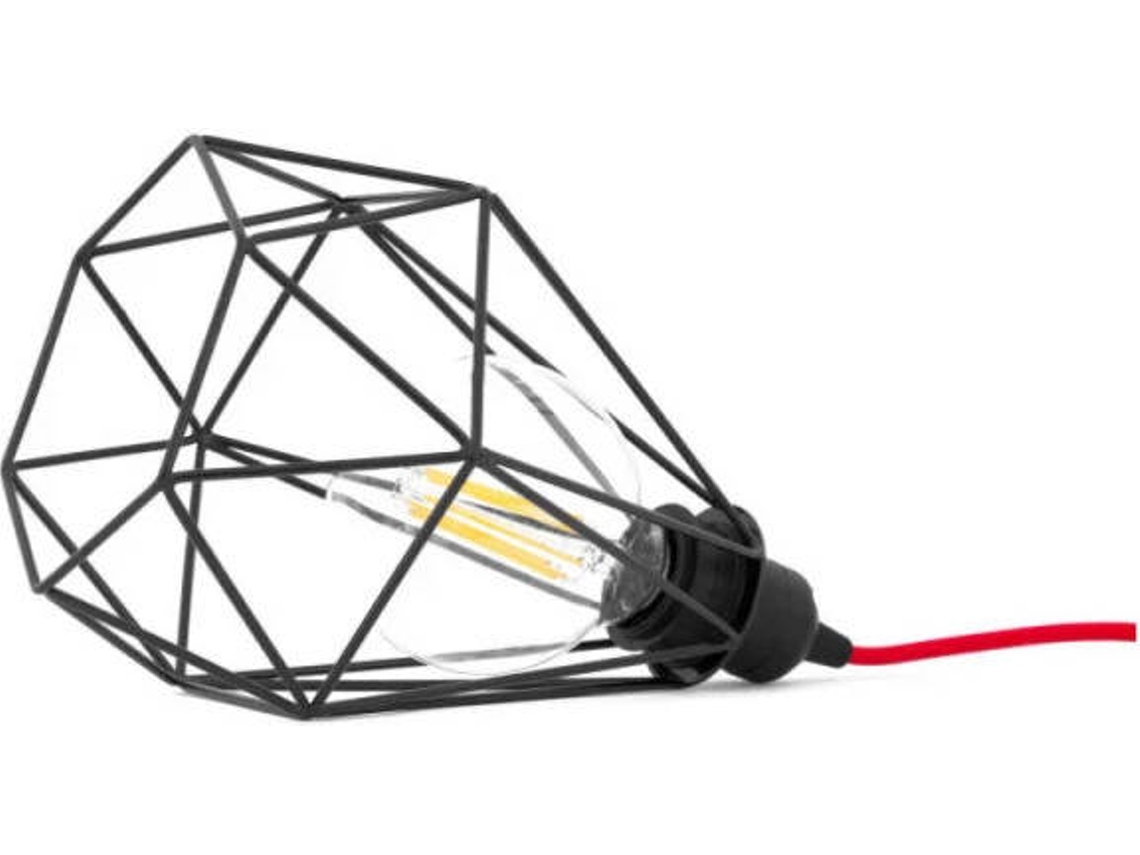 Lámpara de Mesa LEDBYLED Dogui (Negro/Rojo)