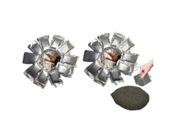 Polvo metálico para máquina de chispas frías, 100 g, certificado MSDS, 20 bolsas, para exteriores, 5 m