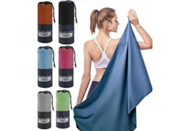 2026-13253-toalla De Playa De Microfibra Para Adultos Viaje Gimnasia Secado Rápido Suave Absorbente Portátil 40*80cm Azul