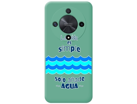 Funda para Honor, Huawei Honor Lite 5 TUMUNDOSMARTPHONE Silicona Líquida Verde