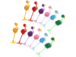 Juego De 24 Bolígrafos Para Escolares, Artículos De Papelería Kawaii Y Bolígrafo De Avestruz.