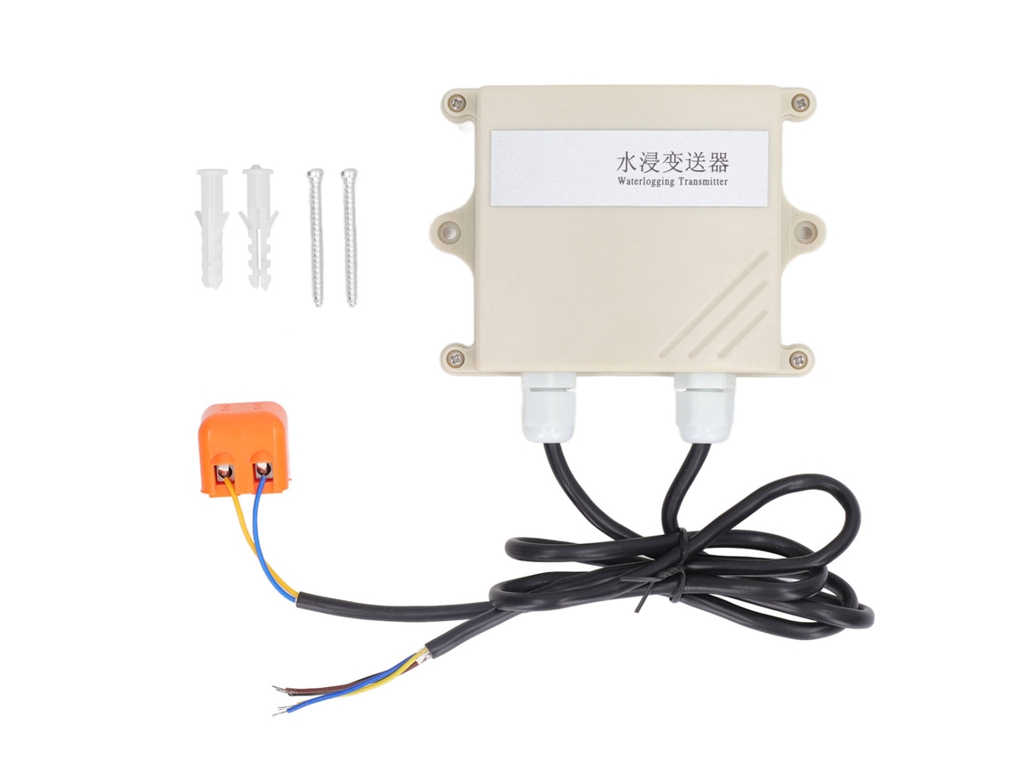 Transmisor De Inmersión De Agua Ip65 Sensible Detección De Fugas 24h Monitoreo Dc10-30v