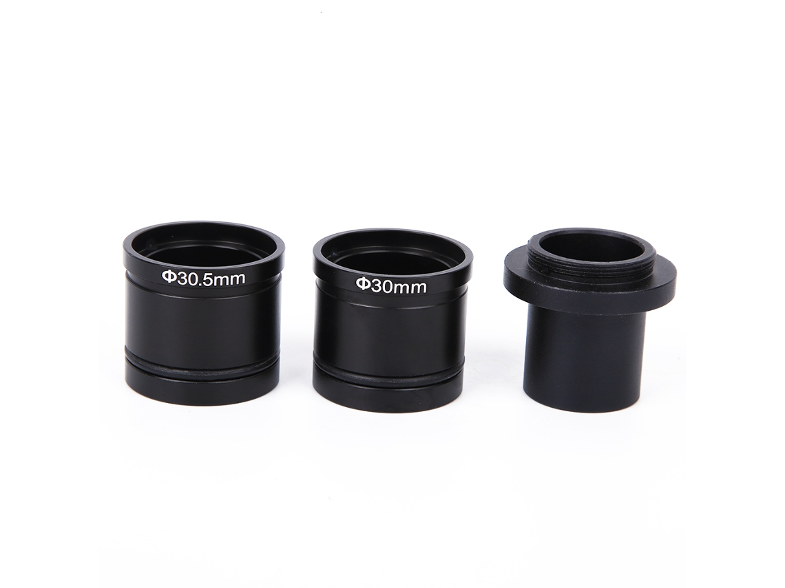 Adaptador De Montura C Para Cámara De Microscopio Ccd Con Anillos De 30 Mm Y 30,5 Mm - Accesorio Para Microscopio