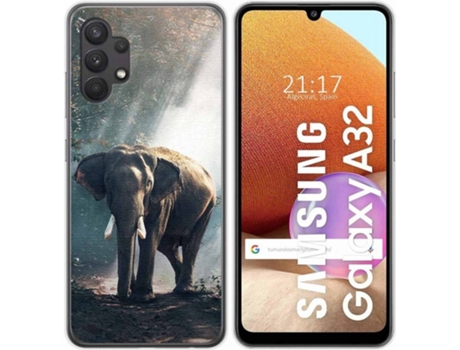 Carcasa Samsung Galaxy A32 4G TUMUNDOSMARTPHONE Elefante Multicolor