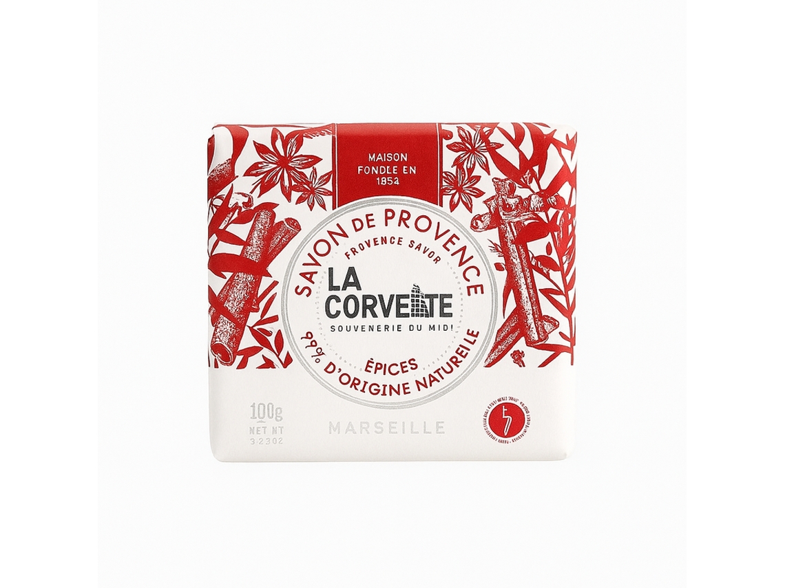Jabón Provenzal 100 g | Especias Navideñas La Corvette