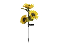 2026-luces De Girasol Solar Al Aire Libre Con 3 Cabezas De Girasol Led Para Decoración De Patio Jardín Camino