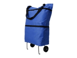 Carrito de compra plegable reutilizable con ruedas y gran capacidad. GOKOCO