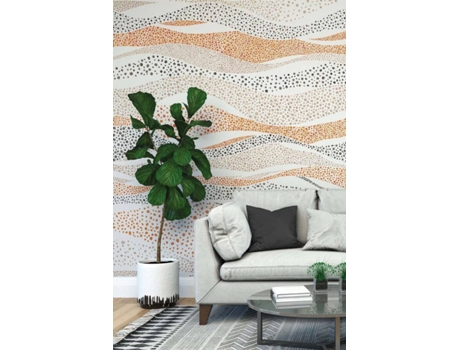 Papel de Pared SOKIOS (220 x 300 - Tejido - Multicolor)