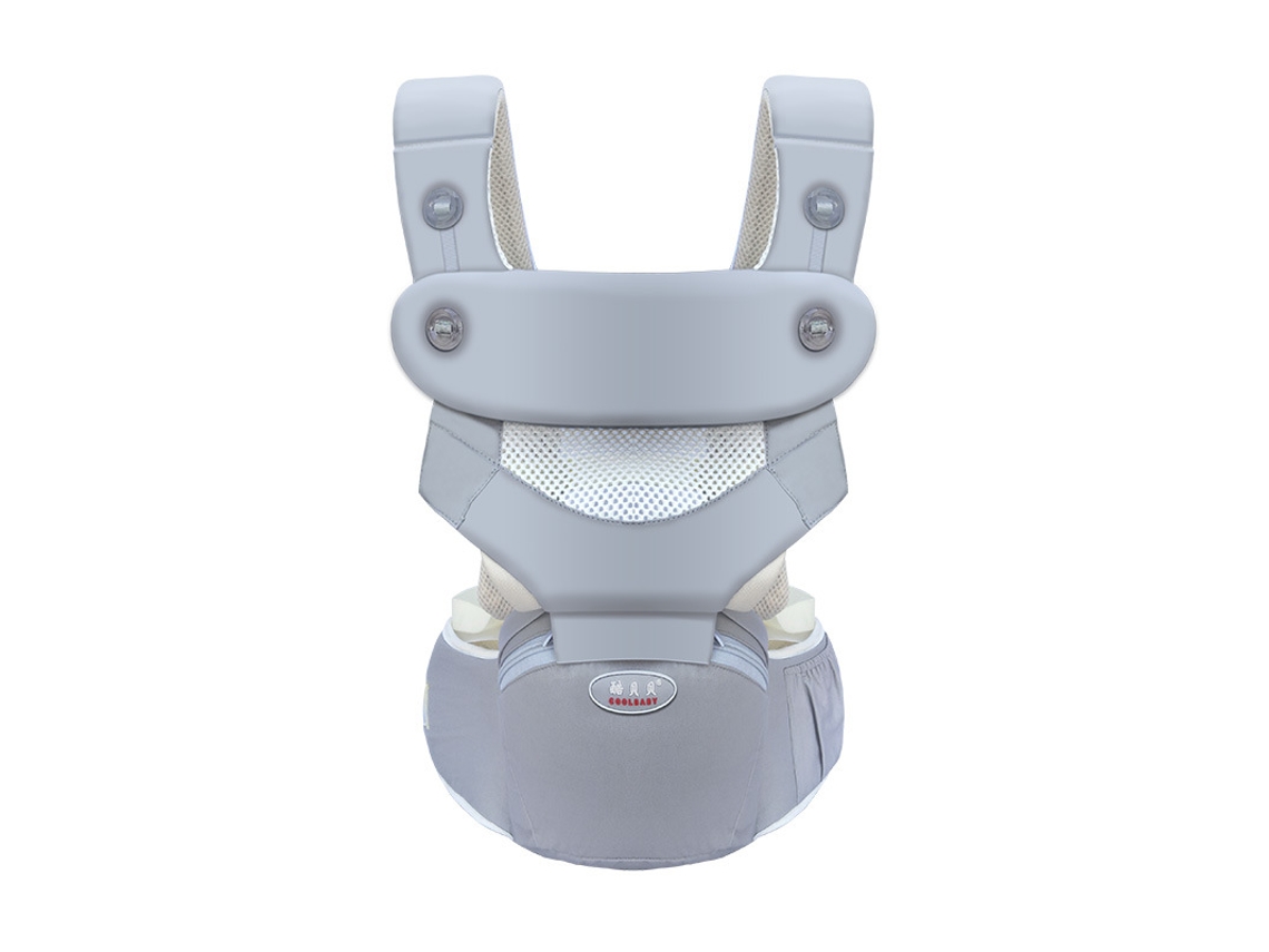 Portabebés de malla transpirable que absorbe la humedad, apto para bebés de 0 a 36 meses, Digitallab (gris)