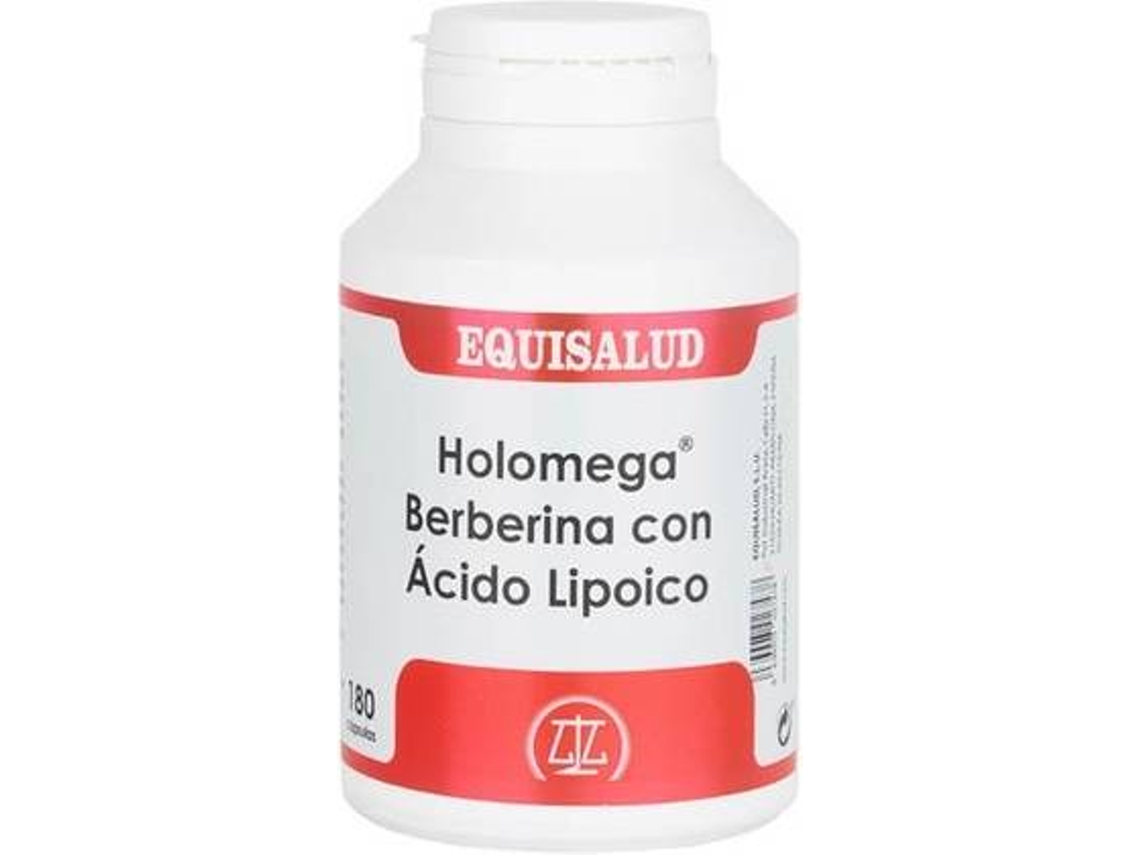 Complemento Alimentar EQUISALUD Berberina Com Holomega Ácido Lipóico (180 cápsulas)