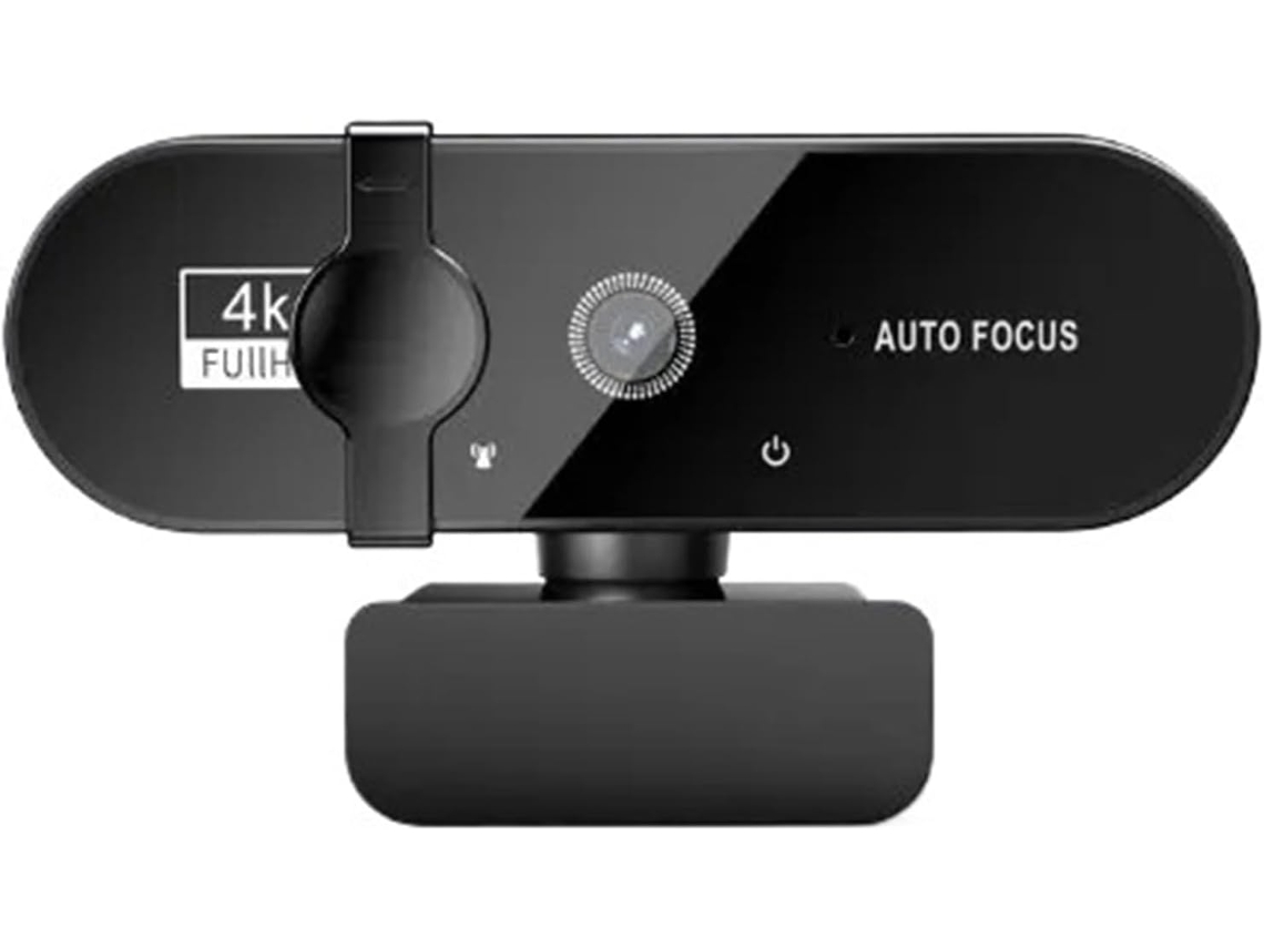 Mini Cámara Web 4k 1080p, Cámara Full Hd 2k Con Micrófono, 30 Ips, Usb Para Grabación.