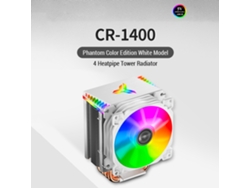 Disipador De Calor Cr-1400 Para Cpu Con 4 Tubos De Calor Ventilador De Refrigeración Silencioso Pwm 4pin 5v Argb
