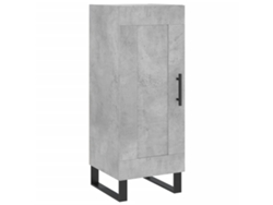 Aparador MAISON EXCLUSIVE, madera procesada, gris cemento (34,5 x 34 x 90 cm)