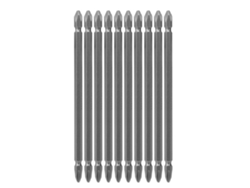 10pcs Ponta de Parafuso Cruzado Dupla Cabeça