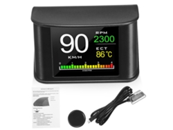 Pantalla Lcd Portátil Para Coche, Velocímetro Digital, Pantalla Gps Y Navegación Sencilla.