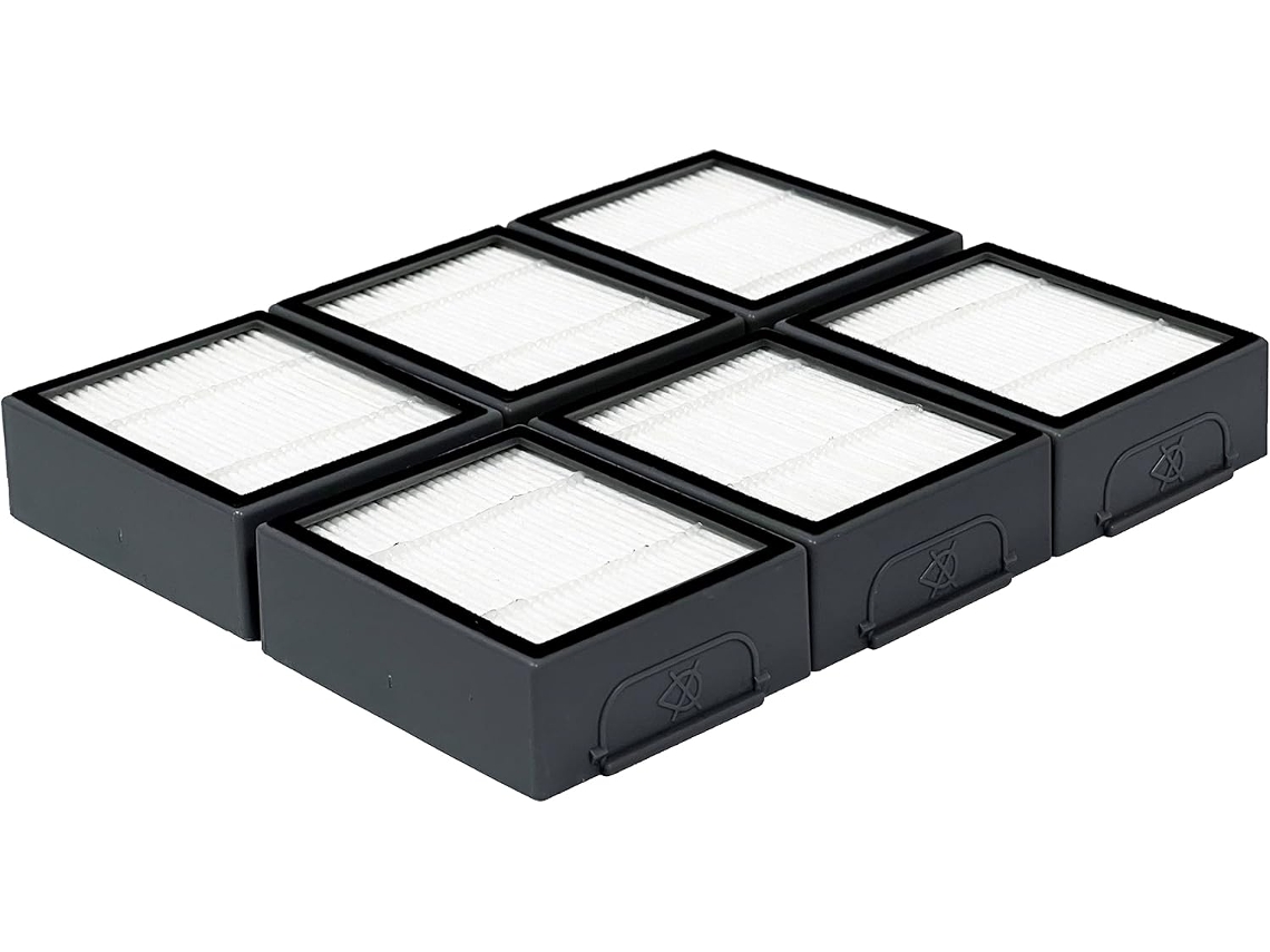 RNEMITERY Filtros HEPA para Roomba evo (pack de 6)