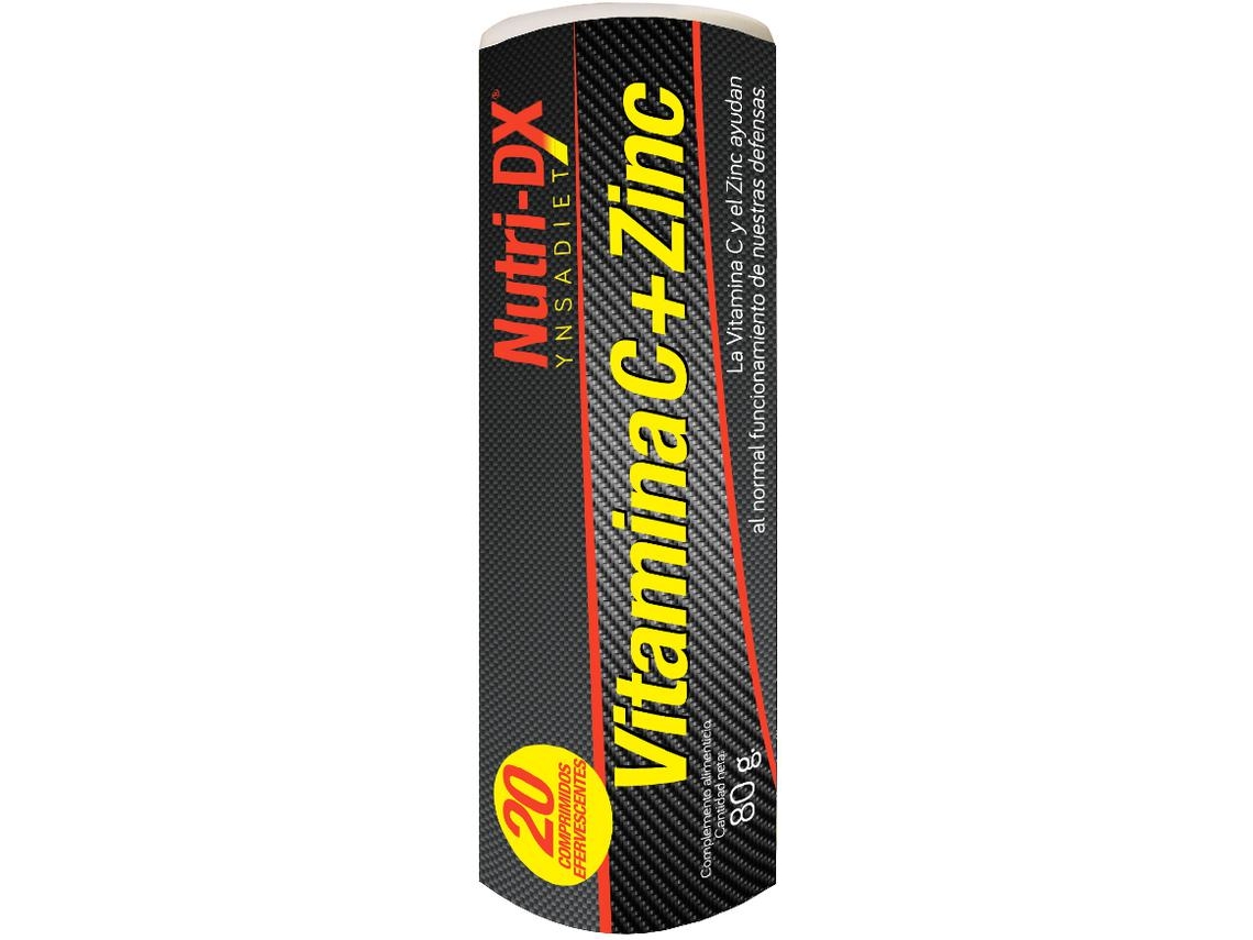 Complemento Alimentar YNSADIET Vitamina C + Zinc 20 Comprimidos Efervescentes